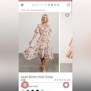 Baltic Born Spell Boho Midi Dress